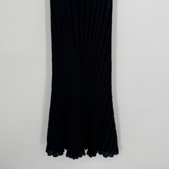 Dissh Eden Sleeveless Knit Maxi Dress Size XS Black Ribbed Minimalist Boho Chic - Picture 6 of 11